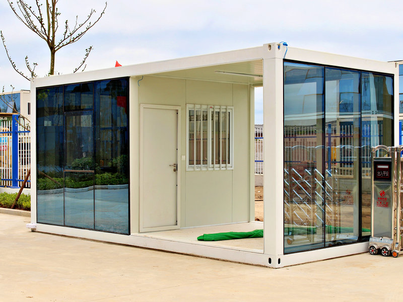 Secure storage cabin for construction sites and industrial facilities